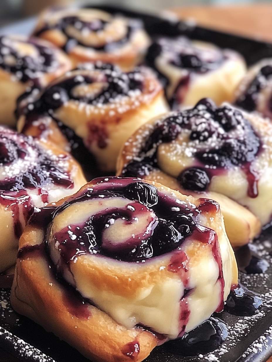 Blueberry rolls