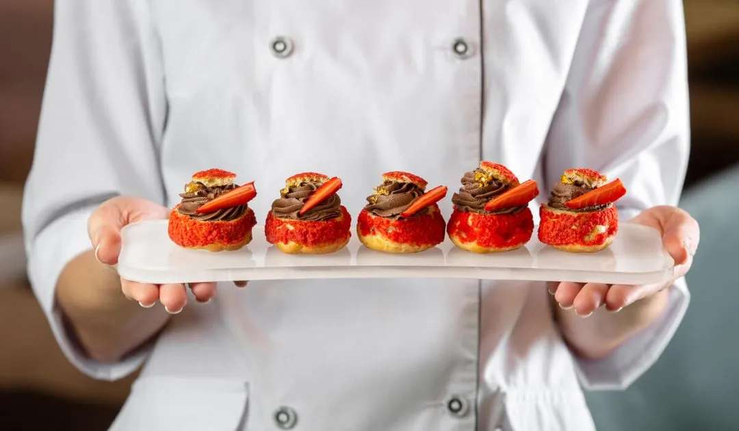 Petite desserts platter