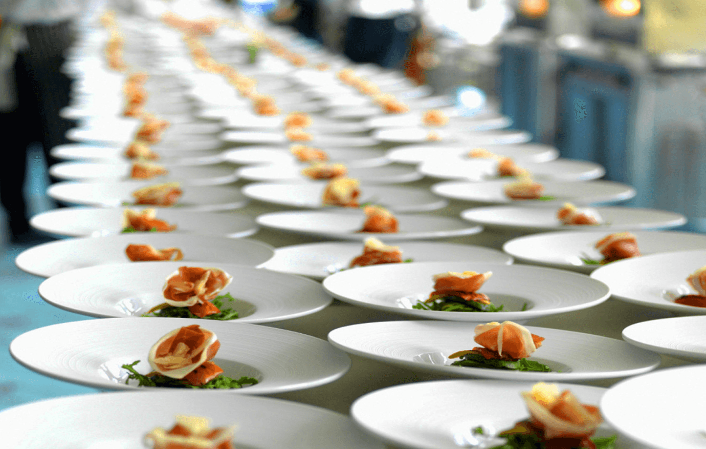 Corporate plated dinner