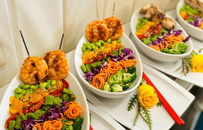 Poke bowls